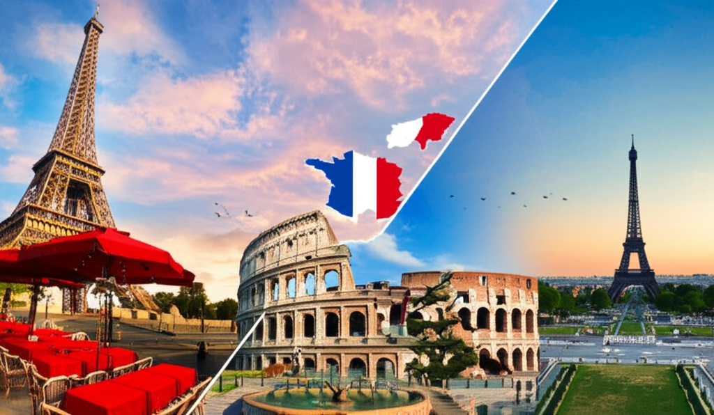 夏のパリ・ローマ周遊